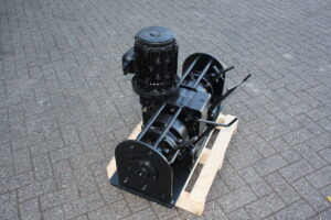 Custom anchor winch, hydraulic-powered, tailored to client specs
