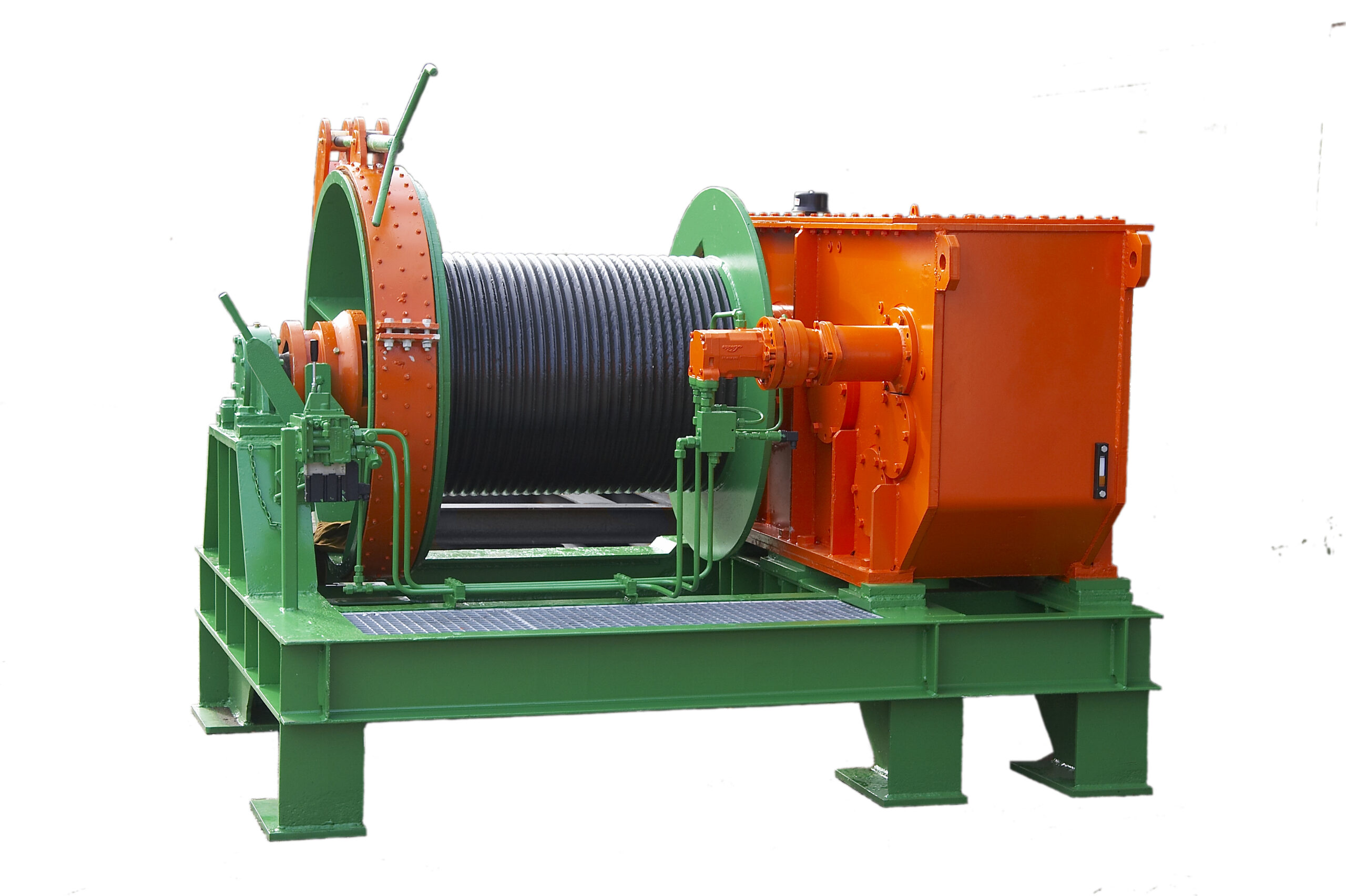 Hydraulic winch installation by Tecnospirit